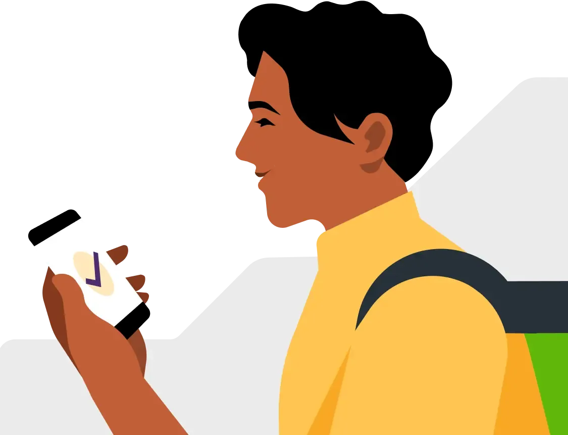 Dropme rider sharing trip status with family